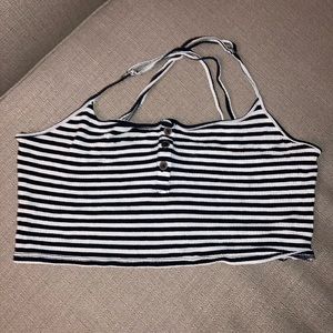 Striped Cropped Top